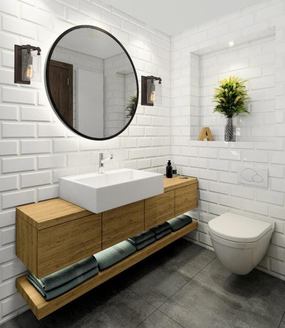 Westinghouse Westinghouse - Burnell, Light Wall, Base E26 Lamp - Oil Rubbed Bronze