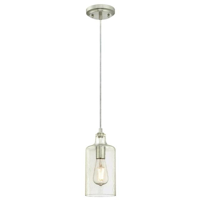 Westinghouse Westinghouse - Carmen Mini Pendant, Base E26 Medium - Brushed Nickel