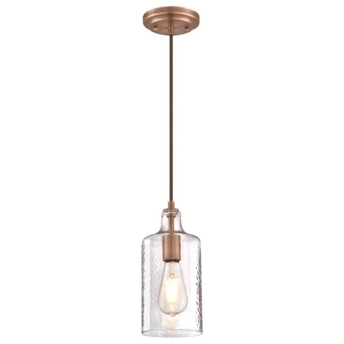 Westinghouse Westinghouse - Carmen Mini Pendant, Base E26 Medium - Washed Copper