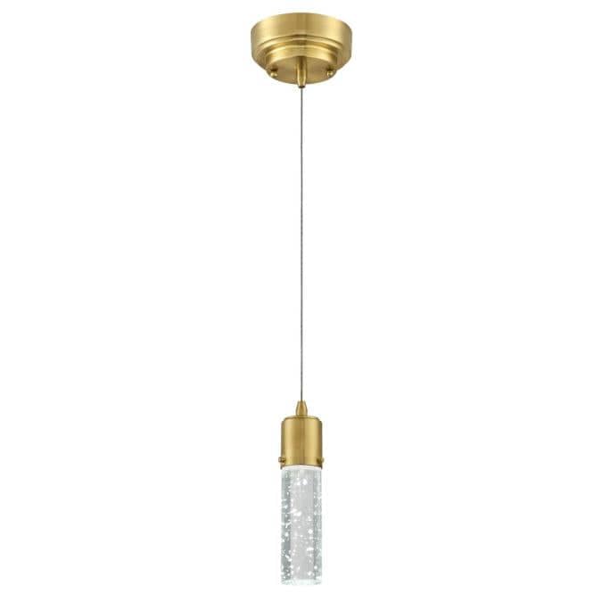 Westinghouse Westinghouse - Cava Mini Pendant, Integrated - Champagne Brass