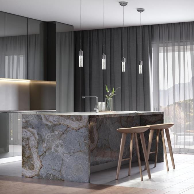 Westinghouse Westinghouse - Cava Mini Pendant, Integrated - Chrome