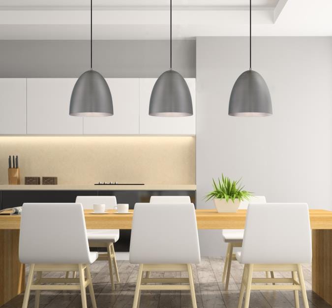 Westinghouse Westinghouse - Clover Pendant, Base E26 Medium - Dark Pewter