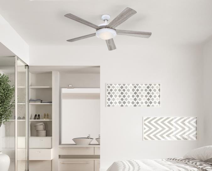 Westinghouse Westinghouse - Comet, 52-Inch, Pull Chain Included, Integrated, 2700K, 5.5W - White