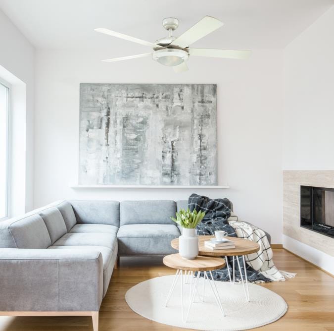 Westinghouse Westinghouse - Comet, 52-Inch, Pull Chain Included, Integrated, 3000K, 16W - White