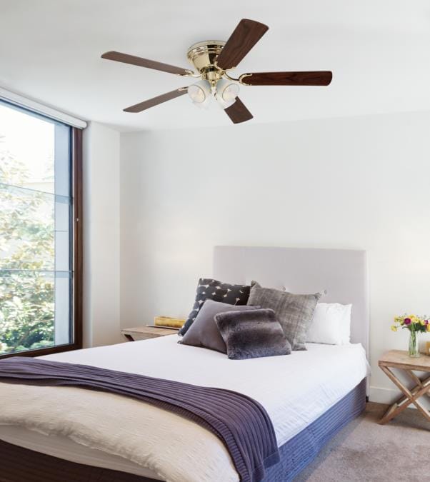 Westinghouse Westinghouse - Contempra IV, 52-Inch, Integrated, 2700K, 4.5W - Polished Brass