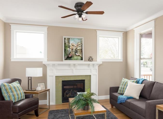 Westinghouse Westinghouse - Contempra Trio, 42-Inch, Pull Chain Included, Integrated, 2700K, 4.5W - Oil Rubbed Bronze