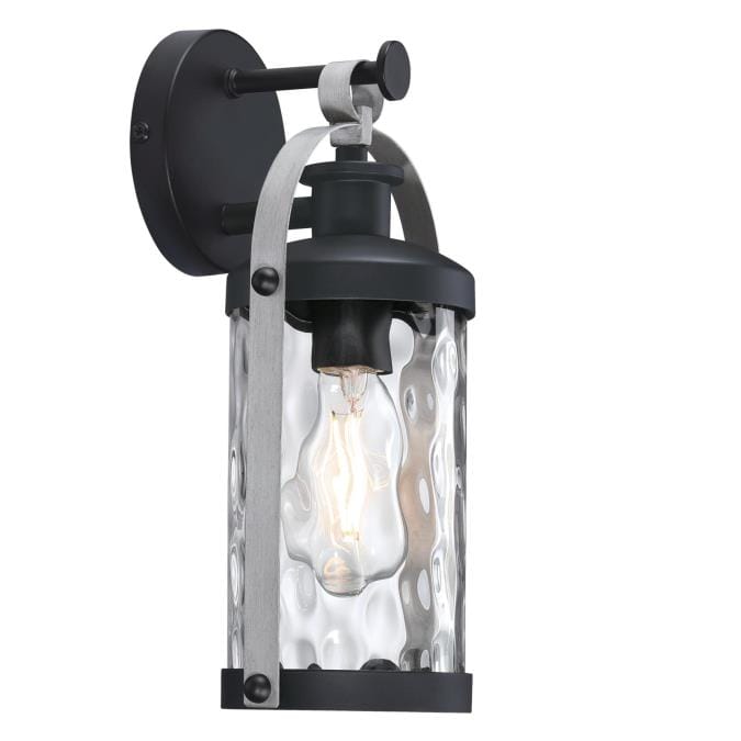 Westinghouse Westinghouse - Courtland Glove, One Light, Base E26 Lamp - Textured Black Finish