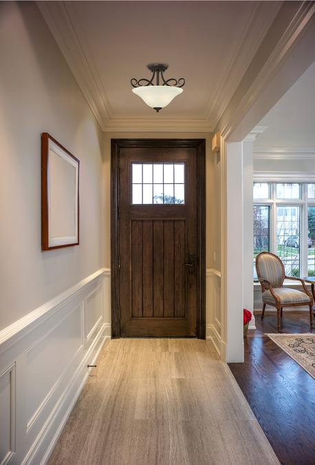 Westinghouse Westinghouse - Dunmore, 15 in, Semi-Flush, Base E26 Medium - Oil Rubbed Bronze