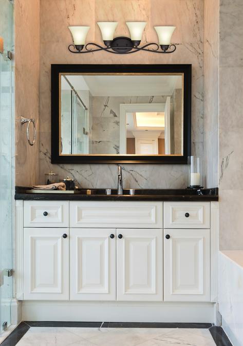 Westinghouse Westinghouse - Dunmore, Four Light, Base E26 Medium - Oil Rubbed Bronze