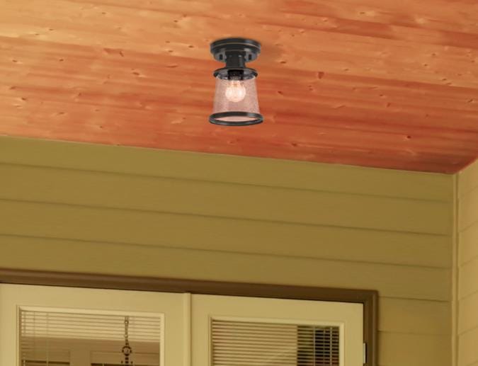 Westinghouse Westinghouse - Emma Jane, Semi Flush, 7 in One light, Base E26 Medium - Amber Bronze