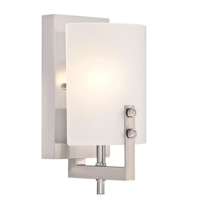 Westinghouse Westinghouse - Enzo James, Light Wall, Base E26 Lamp - Brushed Nickel