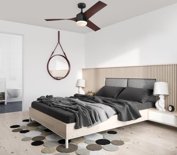 Westinghouse Westinghouse - Evan, 52-Inch, Integrated, 3000K, 16W - Matte Black