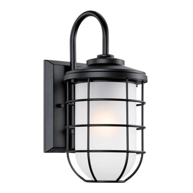 Westinghouse Westinghouse - Ferry, Wall Fixture, Base E26 Medium - Matte Black