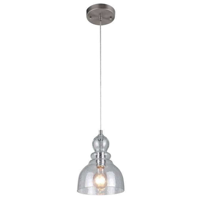 Westinghouse Westinghouse - Fiona Mini Pendant, Base E26 Medium - Brushed Nickel