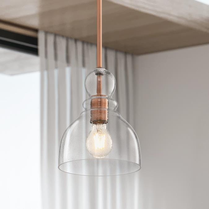 Westinghouse Westinghouse - Fiona Mini Pendant, Base E26 Medium - Washed Copper