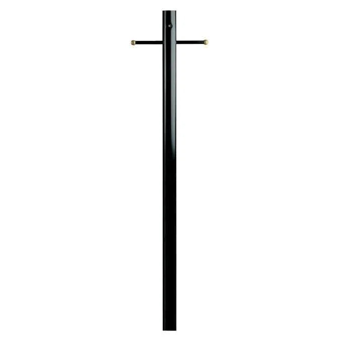 Westinghouse Westinghouse - Fixture Post with Ground Convenience Outlet Dusk to Dawn Sensor - Black