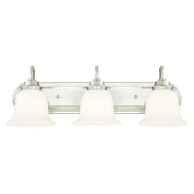 Westinghouse Westinghouse - Harwell, Three Light, Base E26 Medium - Brushed Nickel