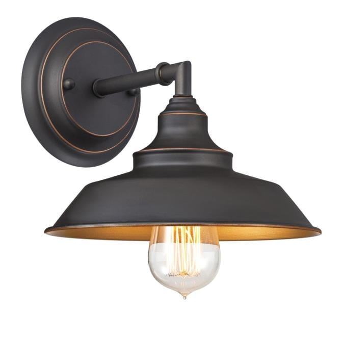 Westinghouse Westinghouse - Iron Hill, One Light, Base E26 Medium - Oil Rubbed Bronze