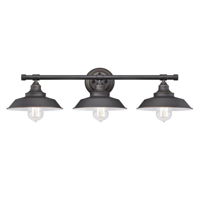 Westinghouse Westinghouse - Iron Hill, Three Light, Base E26 Medium - Oil Rubbed Bronze