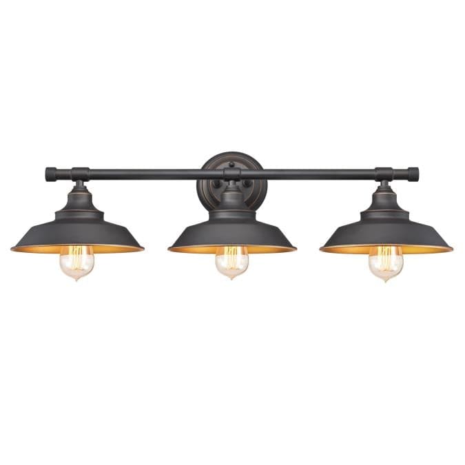 Westinghouse Westinghouse - Iron Hill, Three Light, Base E26 Medium - Oil Rubbed Bronze