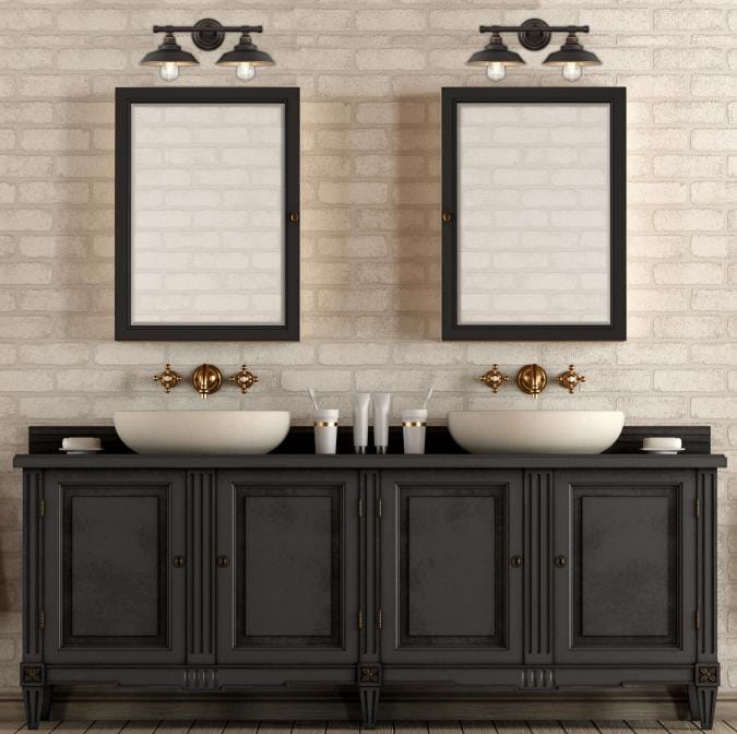 Westinghouse Westinghouse - Iron Hill, Two Light, Base E26 Medium - Oil Rubbed Bronze