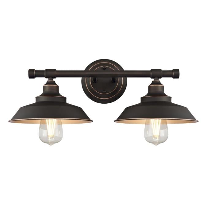 Westinghouse Westinghouse - Iron Hill, Two Light, Base E26 Medium - Oil Rubbed Bronze