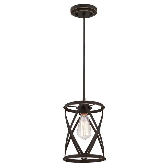 Westinghouse Westinghouse - Isadora Mini Pendant, Base E12 Lamp - Oil Rubbed Bronze