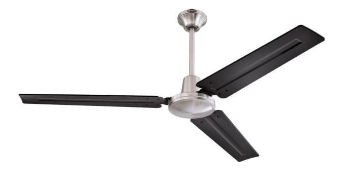 Westinghouse Westinghouse - Jax, 56-Inch - Brushed Nickel with Black Steel Blades