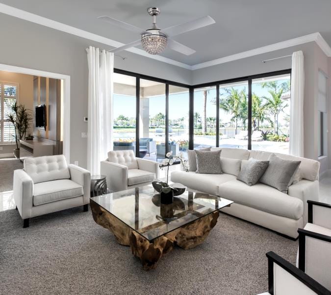 Westinghouse Westinghouse - Kelcie, 52-Inch, Integrated, 2700K, 6.5W - Brushed Nickel