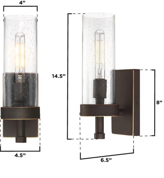 Westinghouse Westinghouse - Lavina, One-Light, Base E26 Medium - Oil Rubbed Bronze