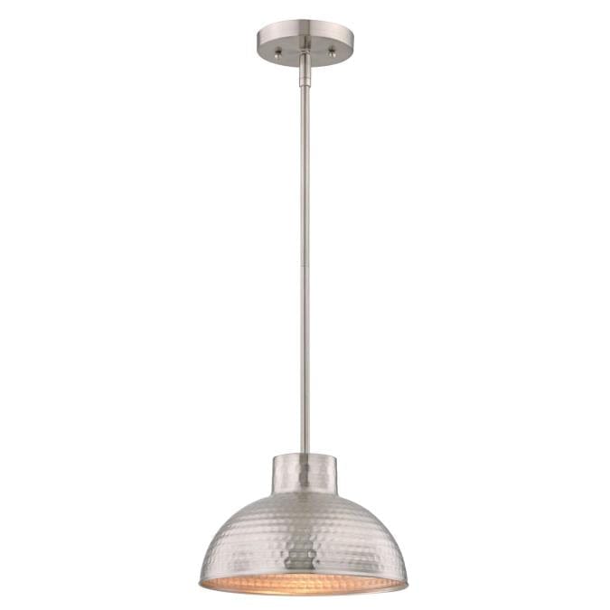 Westinghouse Westinghouse - Malte One-Light, Base E26 Medium - Hammered Brushed Nickel