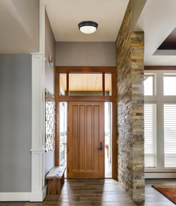 Westinghouse Westinghouse - Meadowbrook 13-Inch Dimmable LED, Base E26 Medium - Matte Black