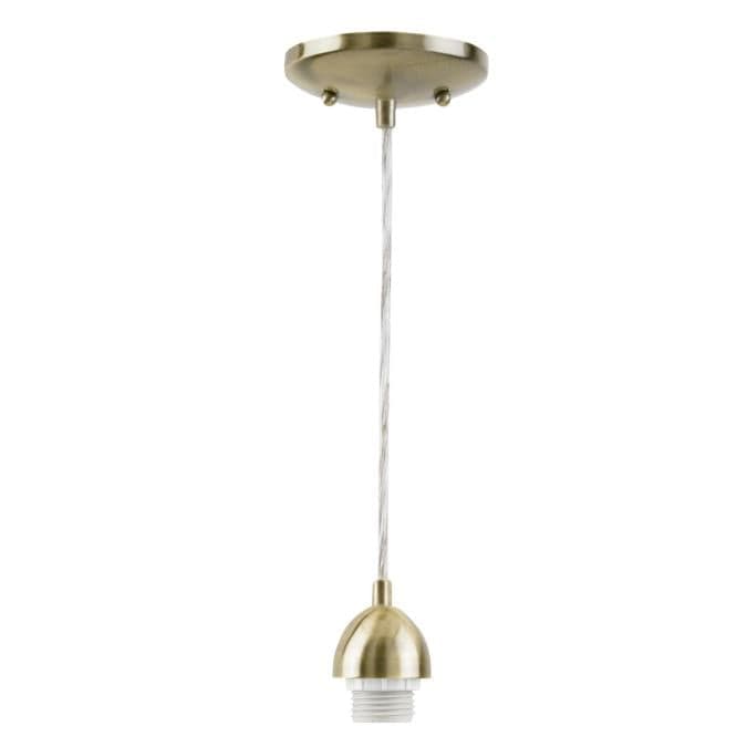 Westinghouse Westinghouse - Mini Pendant, Base E26 Medium - Antique Brass