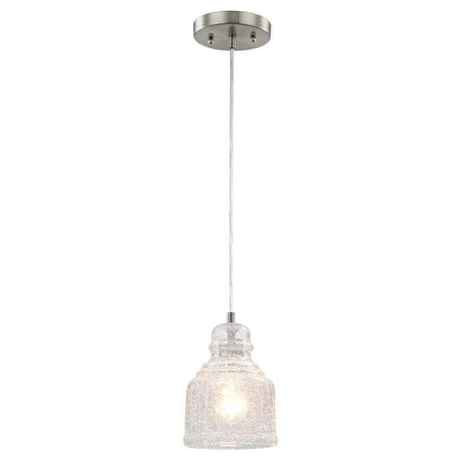 Westinghouse Westinghouse - Mini Pendant, Base E26 Medium - Brushed Nickel