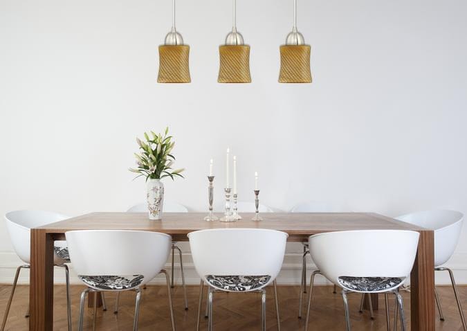 Westinghouse Westinghouse - Mini Pendant, Three Lights,  Base E26 Medium - Brushed Nickel