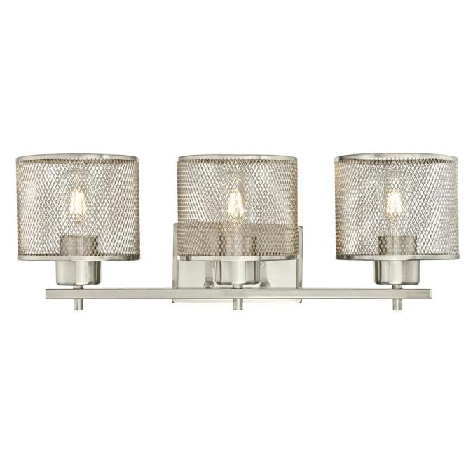 Westinghouse Westinghouse - Morisson, Three Light, Base E26 Medium - Brushed Nickel