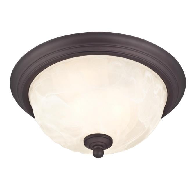Westinghouse Westinghouse - Naveen, Light Flush, 13 in, Two Light, Base E26 Medium - Oil Rubbed Bronze