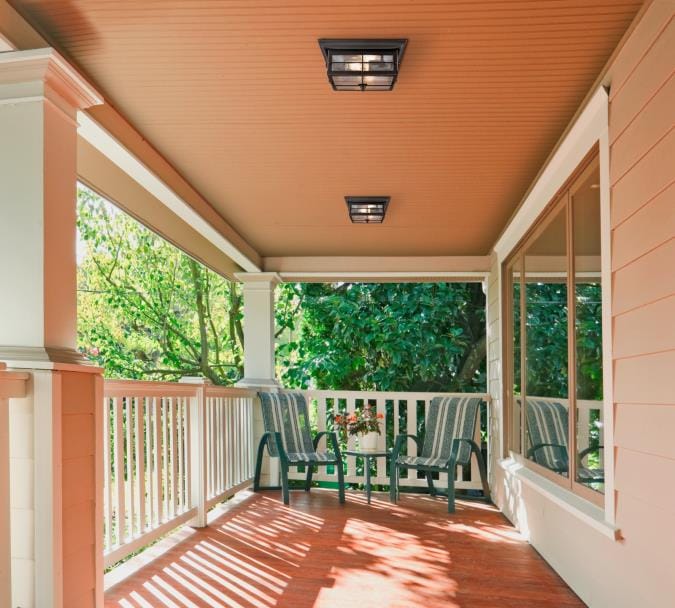 Westinghouse Westinghouse - Orwell, Flush Light, Two light, Base E26 Lamp - Oil Rubbed Bronze