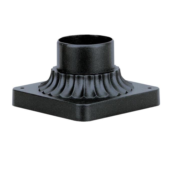 Westinghouse Westinghouse - Pedestal Mount for Post Top Fixture - Black