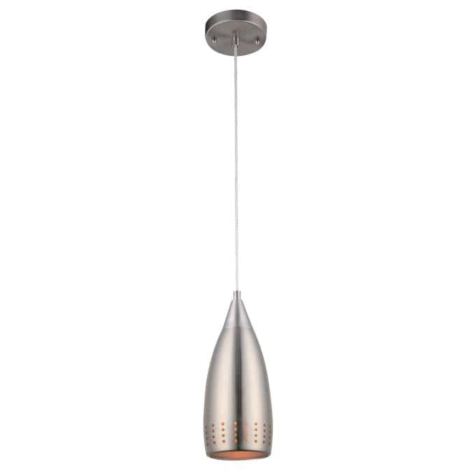 Westinghouse Westinghouse - Percy Mini Pendant, Base E26 Medium - Brushed Nickel