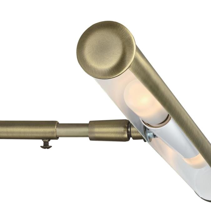 Westinghouse Westinghouse - Picture LED Light, 14", T6 Frost Lamp - Antique Brass