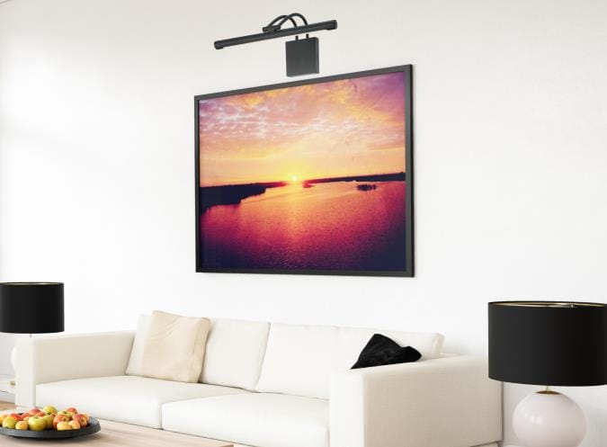 Westinghouse Westinghouse - Picture LED Light, 17 in, Integrated, 3000K, 15W - Matte Black