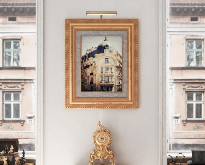 Westinghouse Westinghouse - Picture LED Light, 7 in, Integrated, 3000K, 2W - Antique Brass