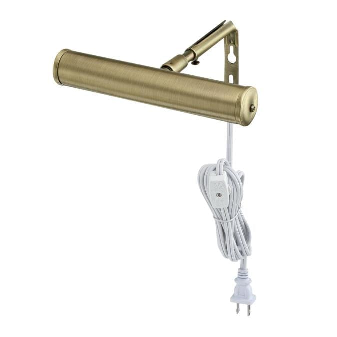 Westinghouse Westinghouse - Picture LED Light, 7", T6 Frost Lamp - Antique Brass