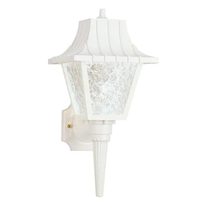 Westinghouse Westinghouse - Polycarbonate Wall Fixture with Remove tail, Base E26 Medium - White