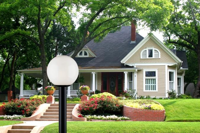 Westinghouse Westinghouse - Polypropylene Post top, Base E26 Medium - Black