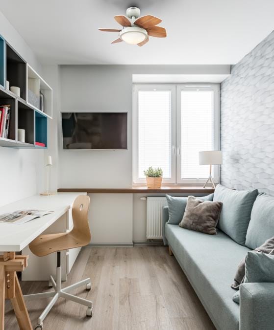 Westinghouse Westinghouse - Quince, 24-Inch, Pull Chain Included, Integrated, 3000K, 16W - White