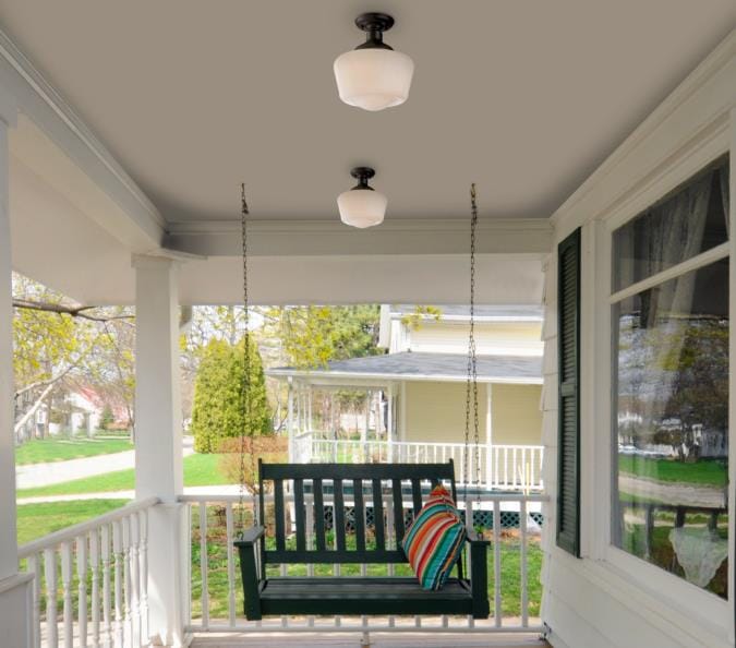 Westinghouse Westinghouse - Santa Fe, 9 in Wall Fixture, Base E26 Medium - Textured Black