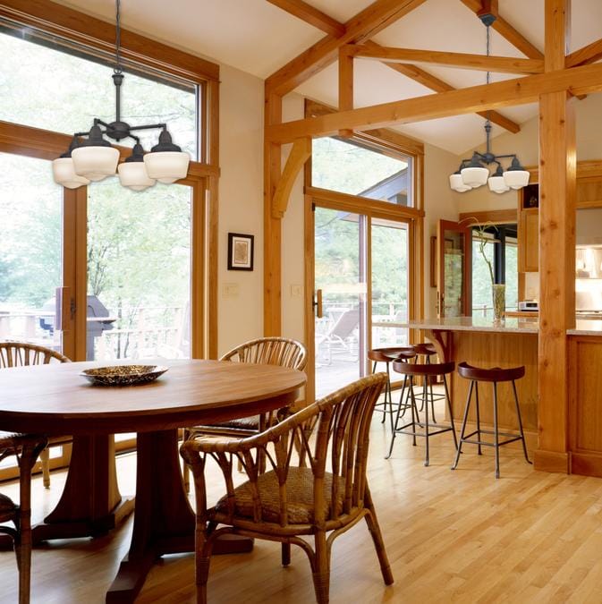 Westinghouse Westinghouse - Scholar Four-Light Indoor Convertible Chandelier/Semi-Flush Ceiling Fixture - Oil Rubbed Bronze