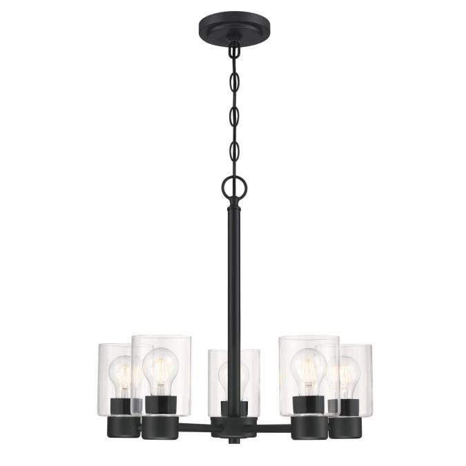 Westinghouse Westinghouse - Sylvestre Five-Light, Base E26 Medium - Matte Black